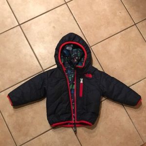 North face baby winter reversible jacket